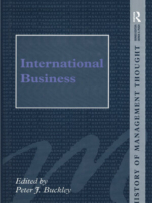 cover image of International Business